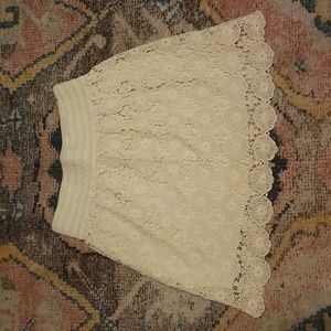 Lacey cream skirt Umgee USA size S